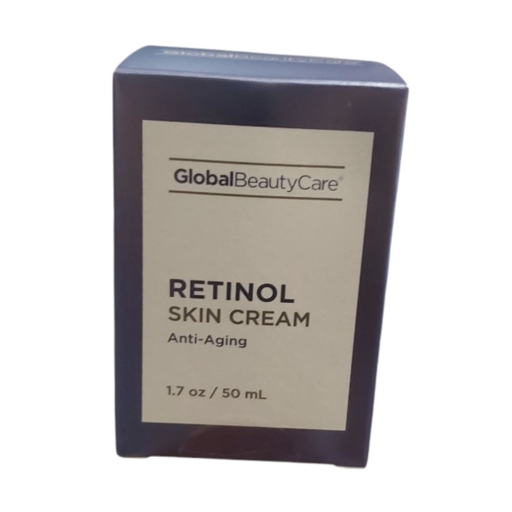 New Global Beauty Care Retinol Skin Wrinkle Cream Anti Aging 1.7 oz.